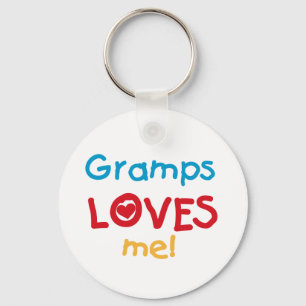 Gramps Loves Me T-shirts and Gifts Keychain