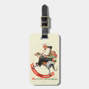 Gramps on Rocking Horse Luggage Tag