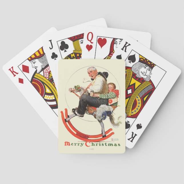 Gramps on Rocking Horse Poker Cards (Back)