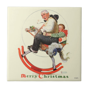 Gramps on Rocking Horse Tile