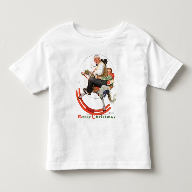 Gramps on Rocking Horse Toddler T-shirt (Front)