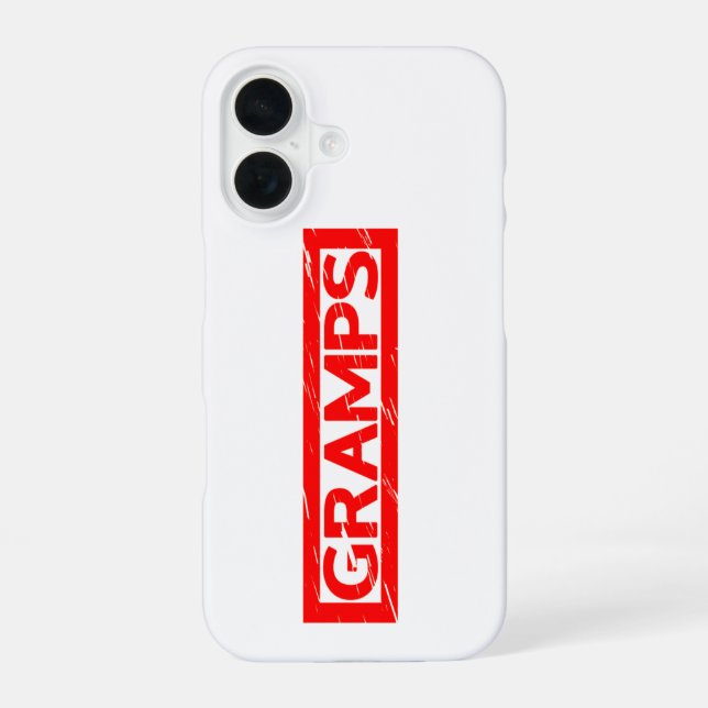 Gramps Stamp Iphone Case (Back)