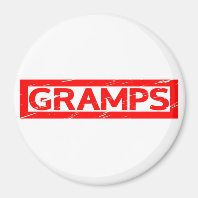 Gramps Stamp Magnet (Front)