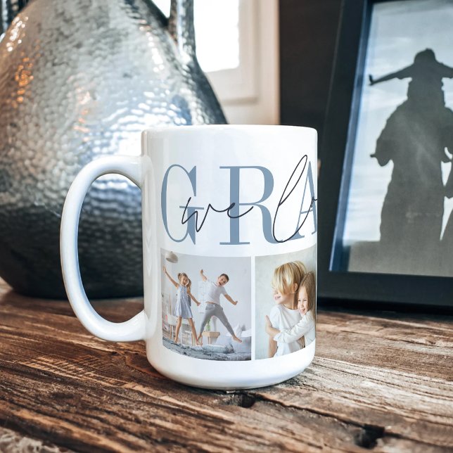 Gramps We Love You 4 Photo Collage Coffee Mug (Creator Uploaded)