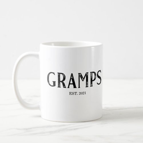 Gramps Year Established Coffee Mug