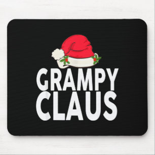 Grampy Claus Christmas Family Group Matching Pajam Mouse Pad