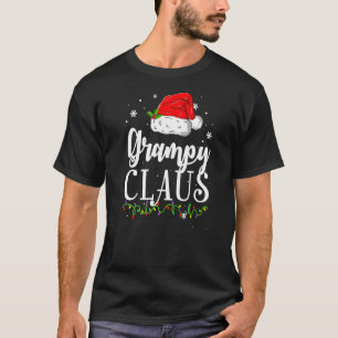Grampy Claus Christmas Pajama Family Matching Xmas T-Shirt
