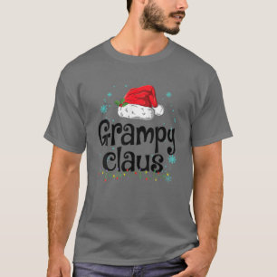 Grampy Claus Christmas Pajama Family Matching Xmas T-Shirt