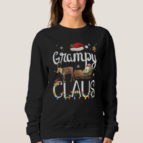 Grampy Claus Funny Family Santa Pajamas Christmas  Sweatshirt