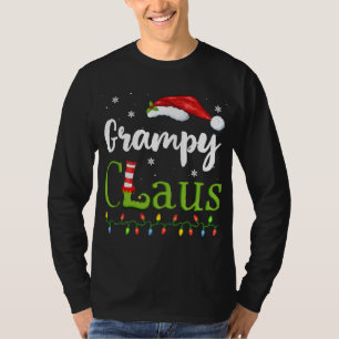 Grampy Claus Funny Family Santa Pajamas Christmas T-Shirt