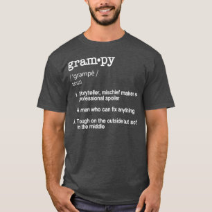Grampy Definition T   Funny Cool Present Gift T-Shirt