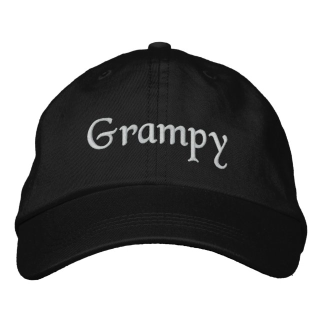 Grampy Embroidered Baseball Hat (Front)