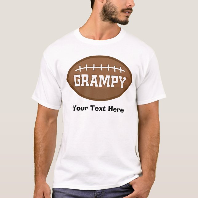 Grampy Football Gift Idea T-Shirt (Front)