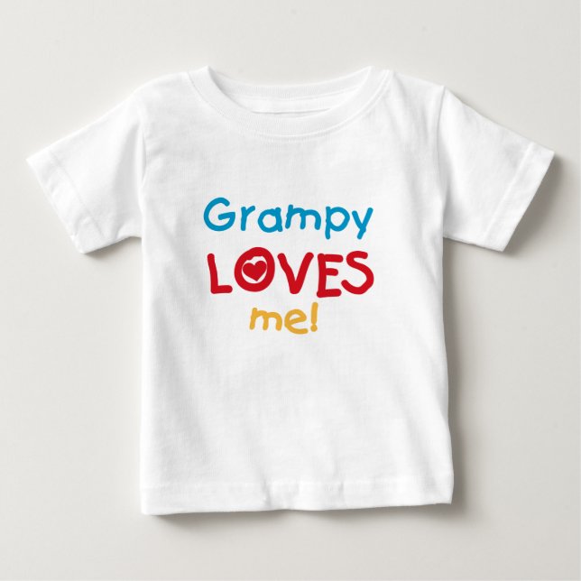 Grampy Loves Me T-shirts and Gifts (Front)