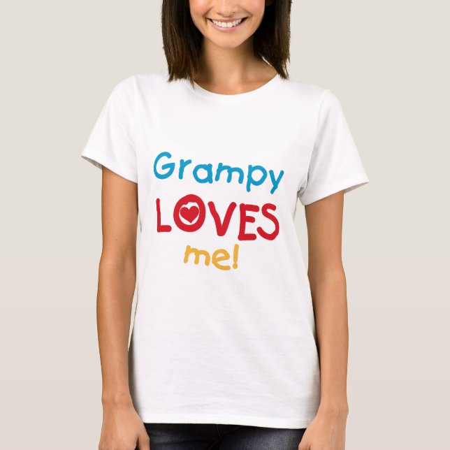 Grampy Loves Me T-shirts and Gifts (Front)