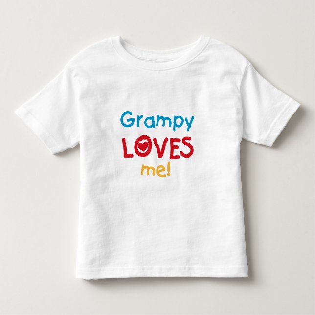 Grampy Loves Me T-shirts and Gifts (Front)