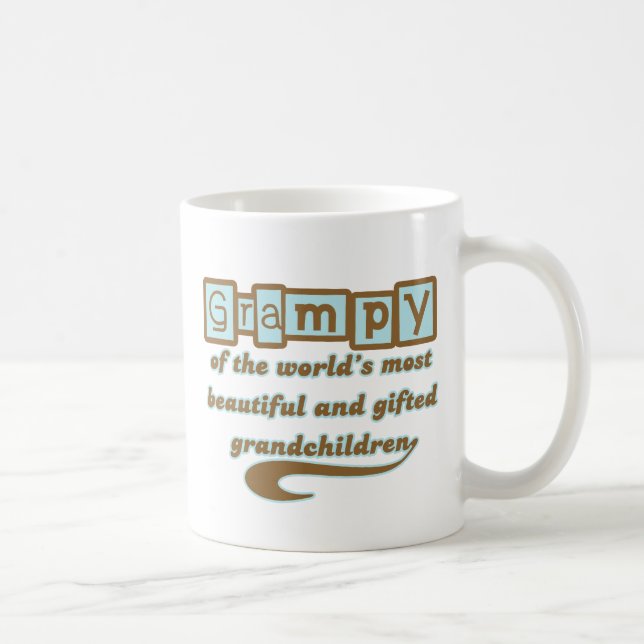 Grampy of Gifted Grandchildren Coffee Mug (Right)