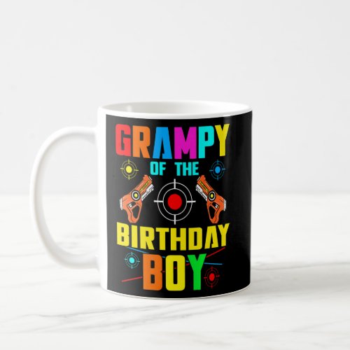 Grampy Of The Birthday Boy Lasertag Game Family Pl Coffee Mug