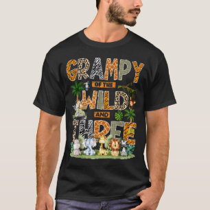 Grampy Of The Wild & Three Zoo 3rd Birthday Sa T-Shirt