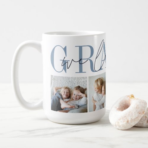 Grampy We Love You 4 Photo Collage Coffee Mug