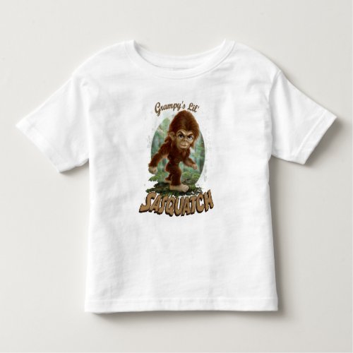 Grampys Little Sasquatch Toddler T_shirt