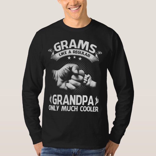 GrAmS Definition Like Regular Grandpa Only Cooler  T-Shirt (Front)