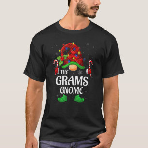 Grams Gnome Buffalo Red Plaid Matching Family Chri T-Shirt