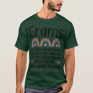 Grams Grandmother Appreciation Grams Grandma Rainb T-Shirt