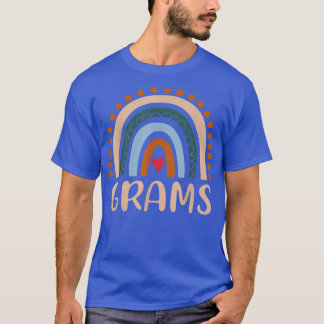 Grams Rainbow Grandma Cute Mothers Day Funny Grams T-Shirt