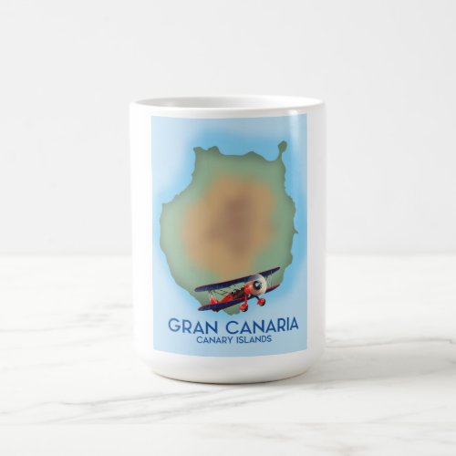 Gran Canaria  canary island travel poster art Magic Mug
