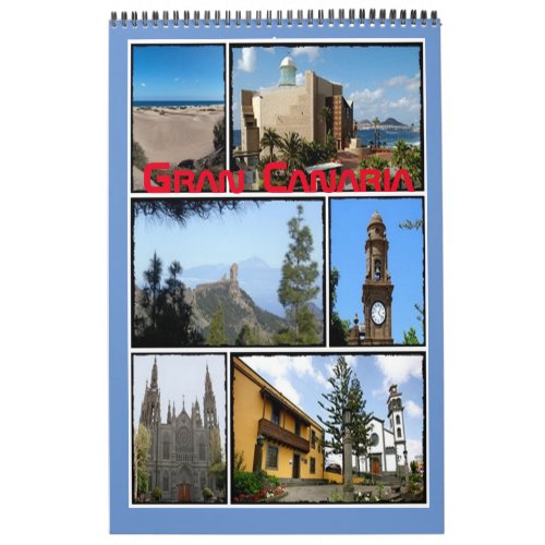 Gran Canaria _ Canary Islands _ Calendar