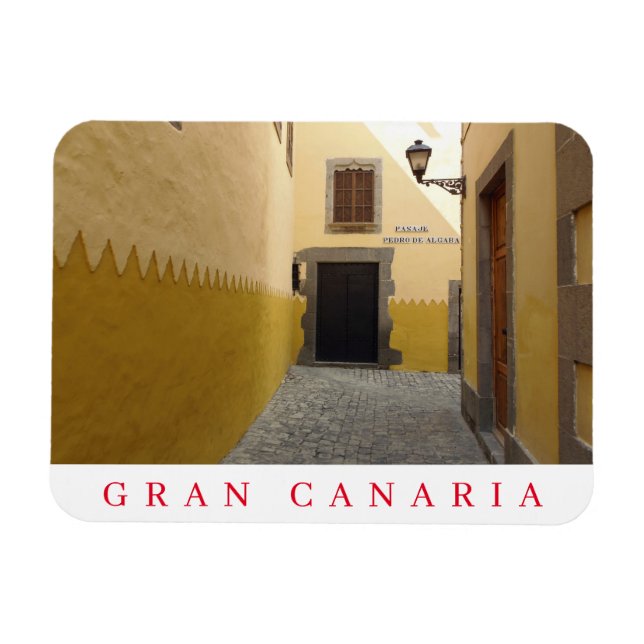 Gran Canaria Las Palmas Old Town fridge magnet (Horizontal)