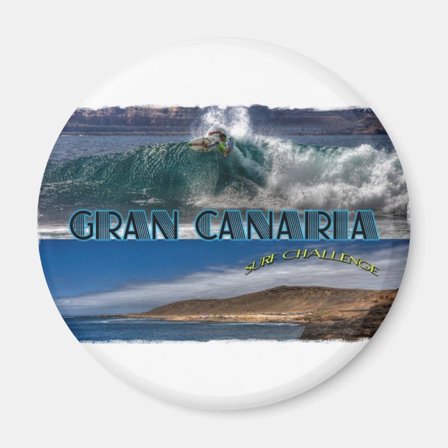 Gran Canaria Surf Challenge Magnet (Front)