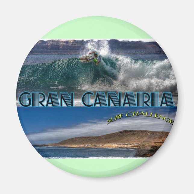 Gran Canaria Surf Challenge Magnet (Front)
