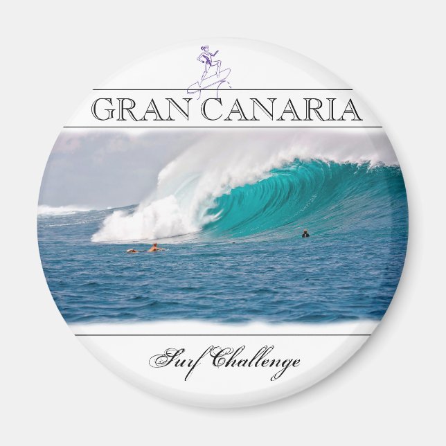 Gran Canaria Surf Challenge Modern magnet (Front)