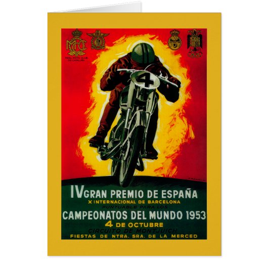 Gran Premio de Espana Vintage PosterEurope (Front)
