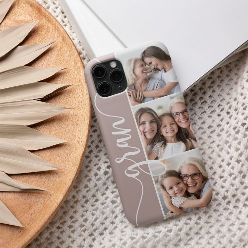 Gran Script Grandma Photo Collage iPhone 13 Case