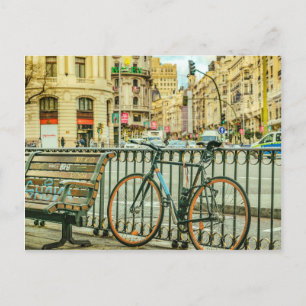 Gran Via Street, Madrid, Spain Postcard