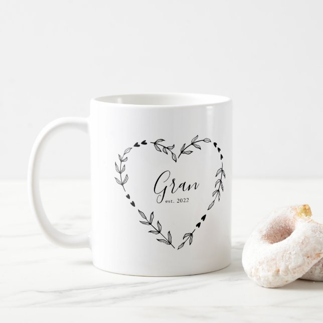 Gran Year Est. Coffee Mug (With Donut)