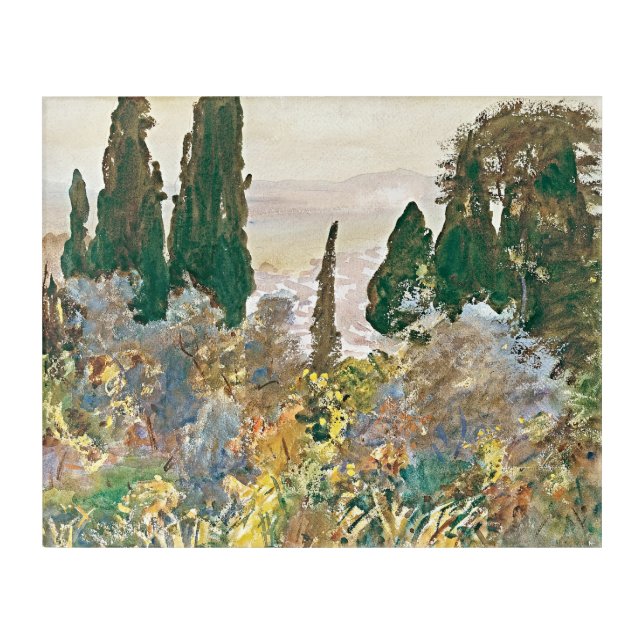 Granada by John Singer Sargent Acrylic Print (Front)