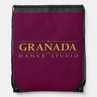 GRANADA DANCE STUDIO DRAWSTRING BAG RED
