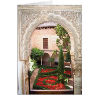 Granada La Alhambra Garden Flash Cards