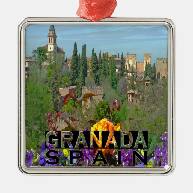 Granada Metal Ornament (Front)
