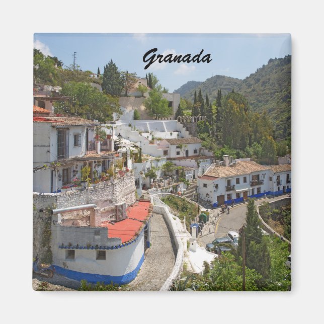 Granada Sacromonte village Magnet (Front)