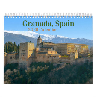 Granada, Spain 2026 Calendar