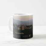 Granada Spain, Alhambra Postcard Coffee Mug at Zazzle