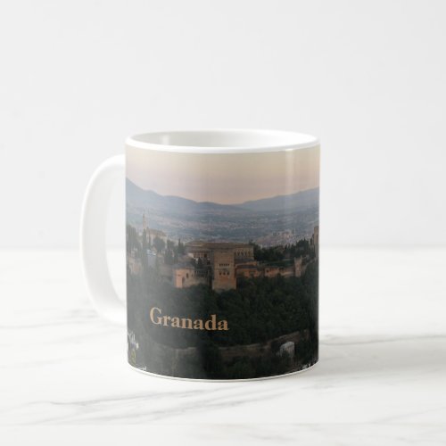 Granada Spain Alhambra Postcard Coffee Mug