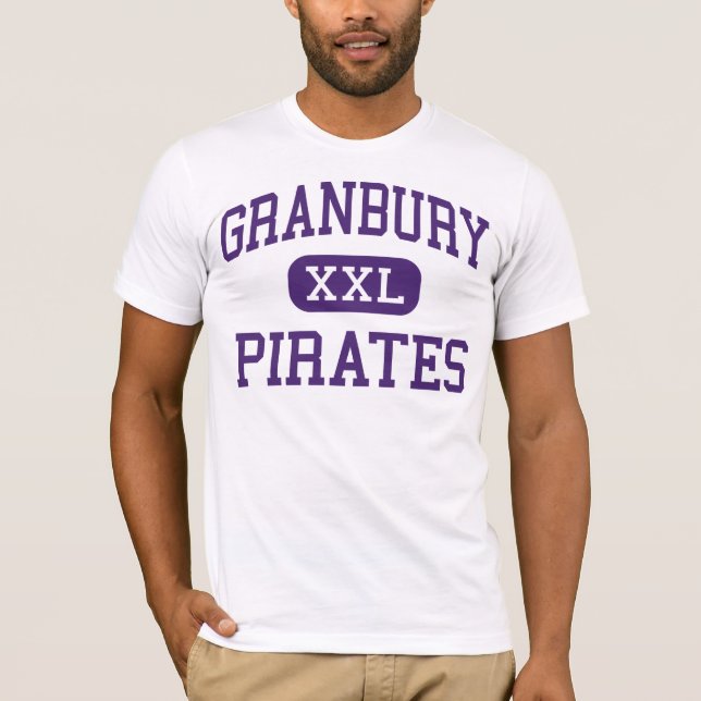 Granbury - Pirates - High School - Granbury Texas T-Shirt (Front)