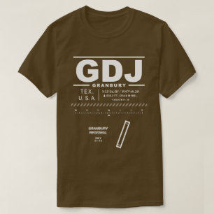 Granbury Regional Airport GDJ T-Shirt