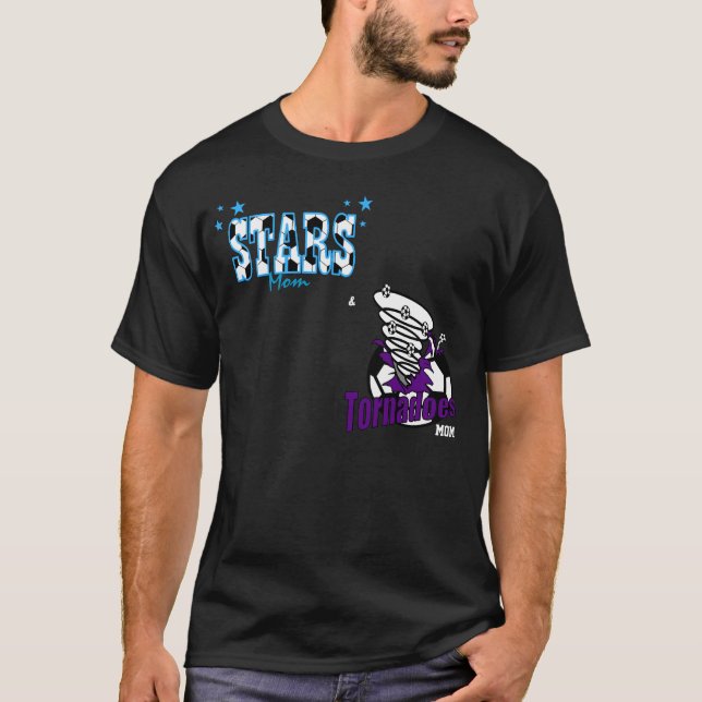 Granbury Stars & Tornadoes Mom Tee (Front)